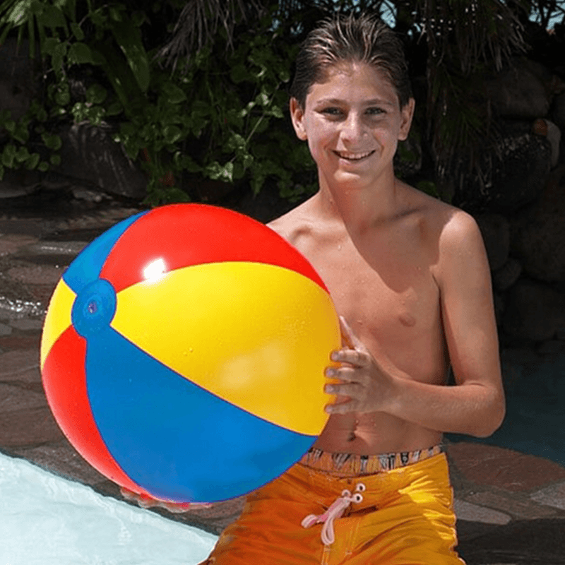 24 Inch Coloured Inflatable Beach Ball — photo 2