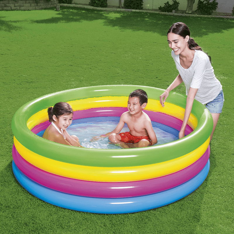5 Ft Rainbow Kiddie Play Splash Pool — photo 2