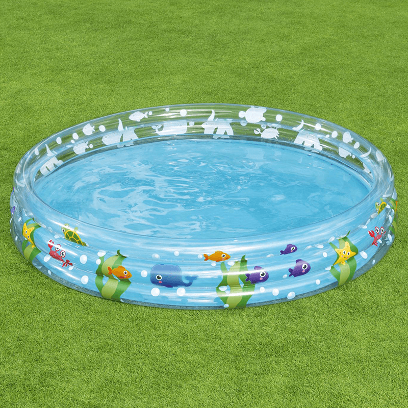 6 Foot Round 3 Ring Kiddie Splash Pool — photo 3