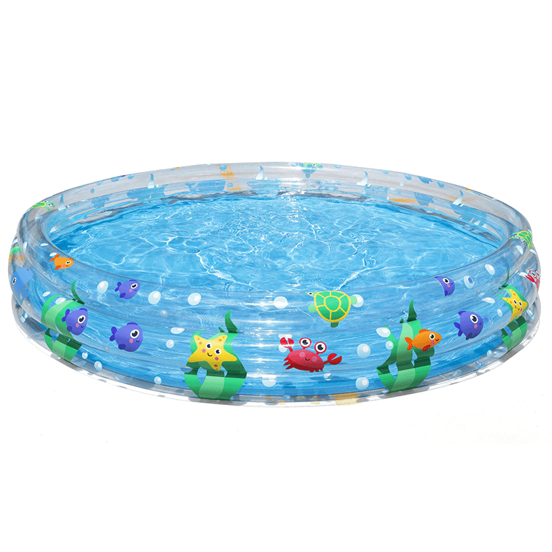 6 Foot Round 3 Ring Kiddie Splash Pool — photo 4
