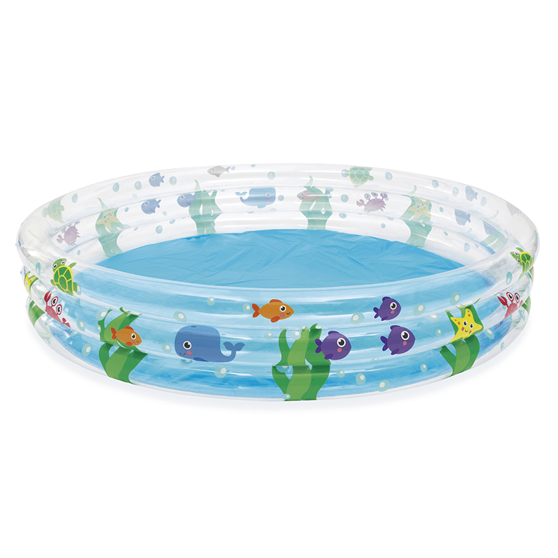 6 Foot Round 3 Ring Kiddie Splash Pool — photo 5