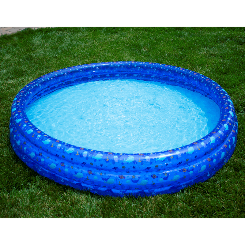 60 Inch 3 Ring Inflatable Kiddie Pool — photo 2