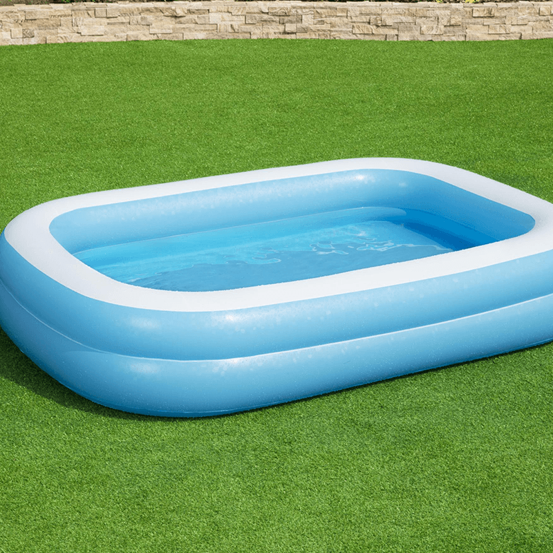 8.5 Ft Blue Rectangular Kiddie Splash Pool — photo 2