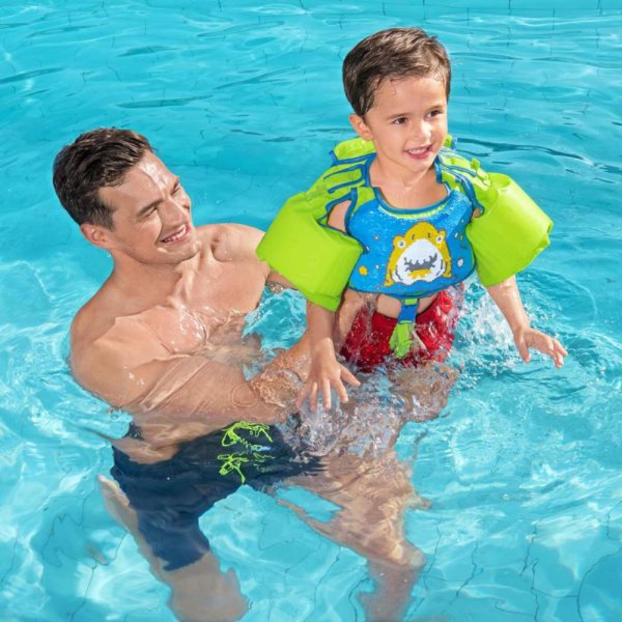 Bestway Flip N Reveal Sequin Swim Pals (Green and Blue) — photo 3