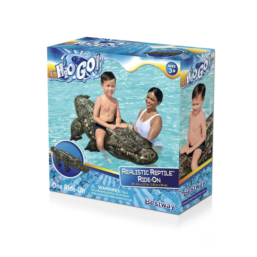 Bestway H2OGO! Realistic Reptile Kids Ride-On Pool Float — photo 6