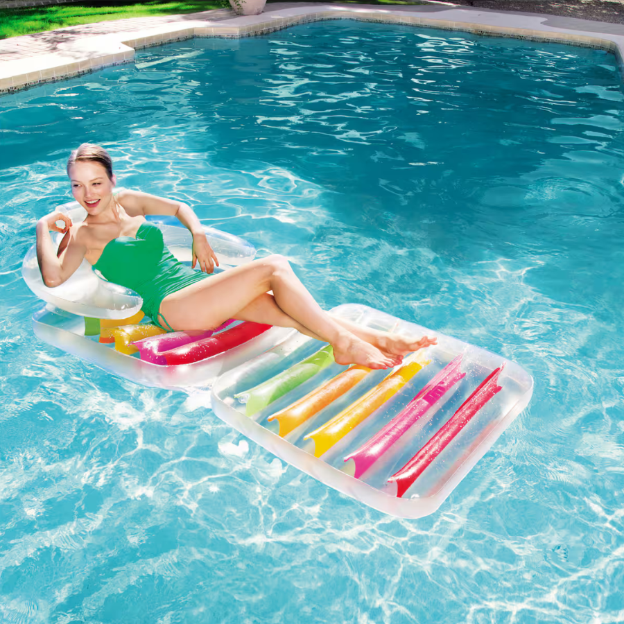 Bestway High Fashion 79 Inch Folding and Floating Pool Lounge Chair — photo 3