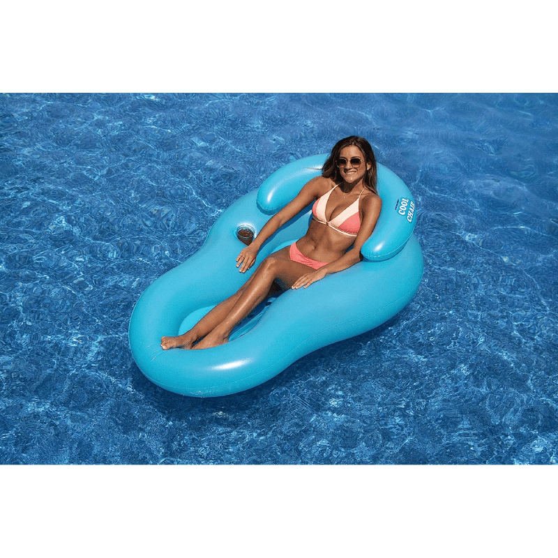 Blue Cool Chair Pool Float — photo 2