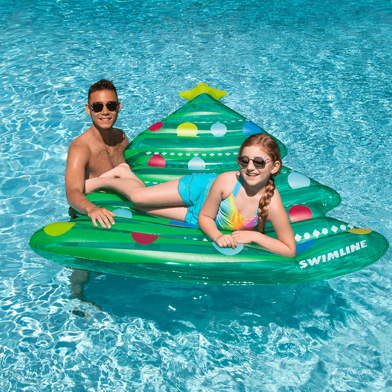 Christmas Tree Inflatable Pool Lounger — photo 3