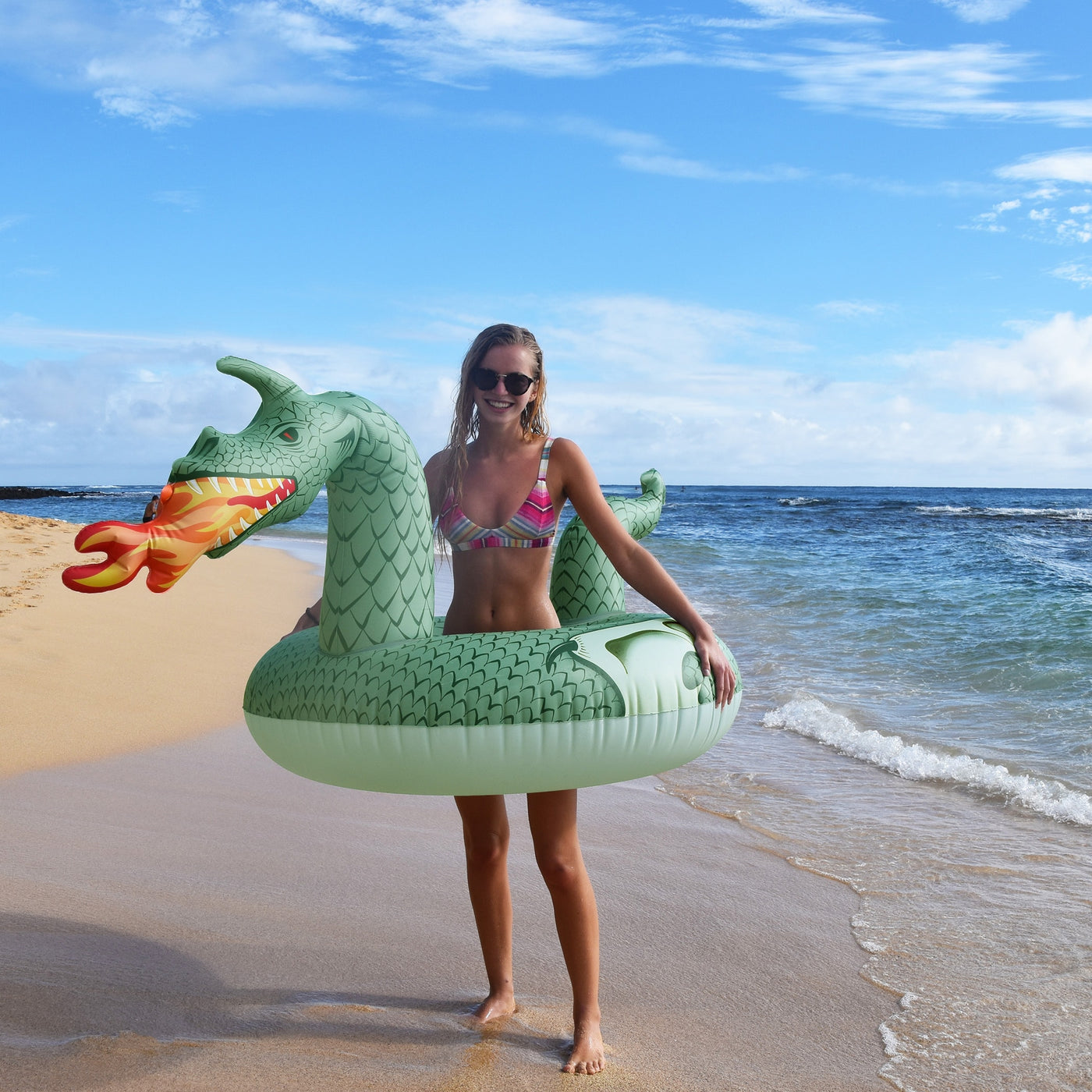 Fire Dragon Party Tube Float — 45 in — photo 4