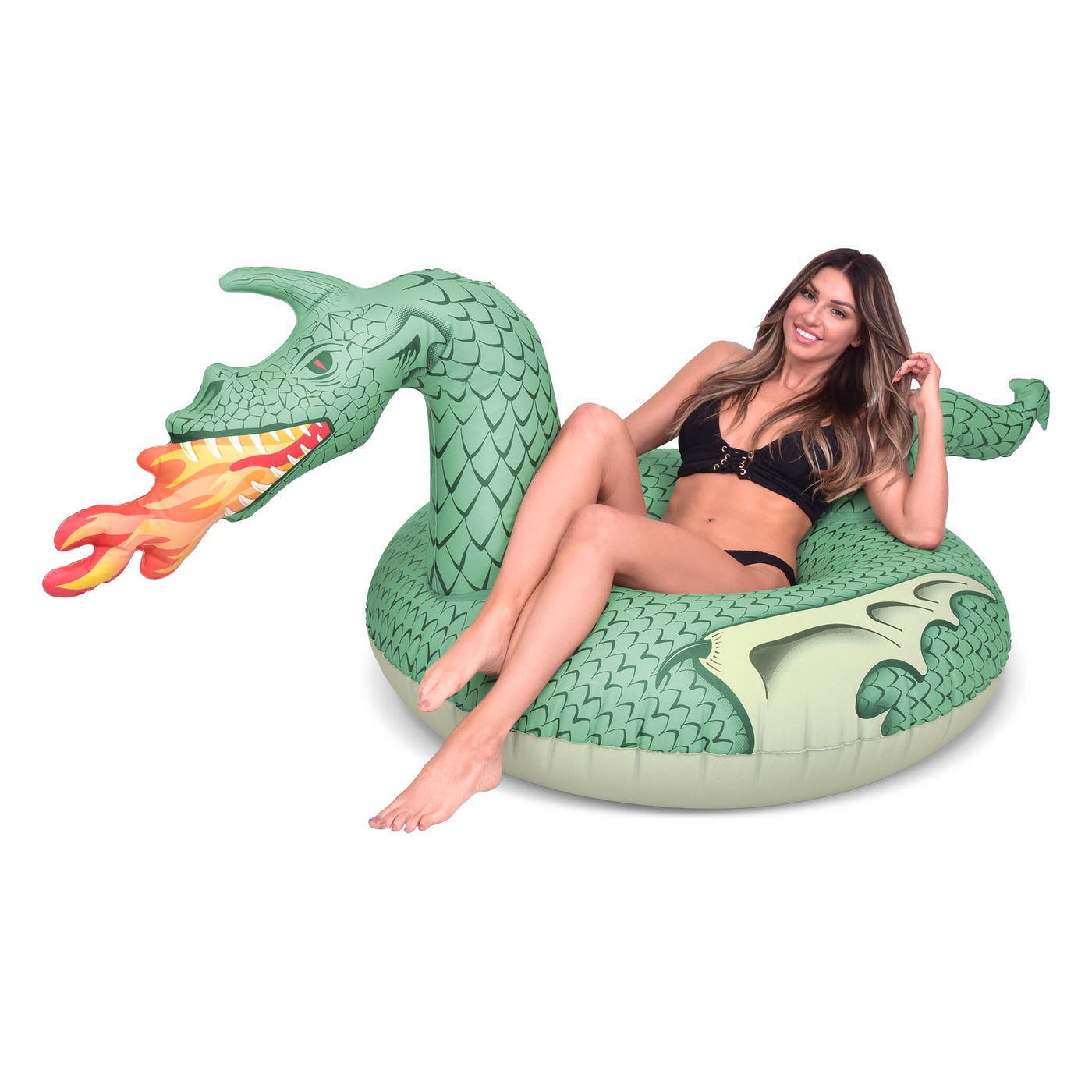 Fire Dragon Party Tube Float — 45 in