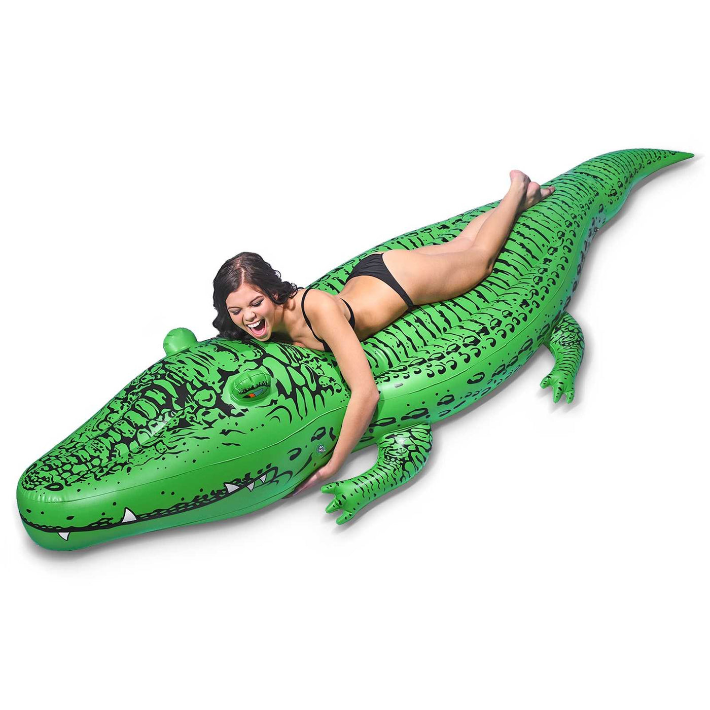 Giant Alligator Pool Float — 11 ft