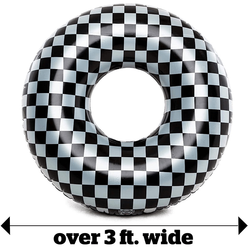 Giant Checkered Pool Ring Float