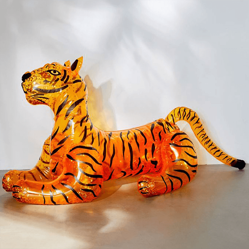 Giant Glitter Tiger Pool Float — photo 3