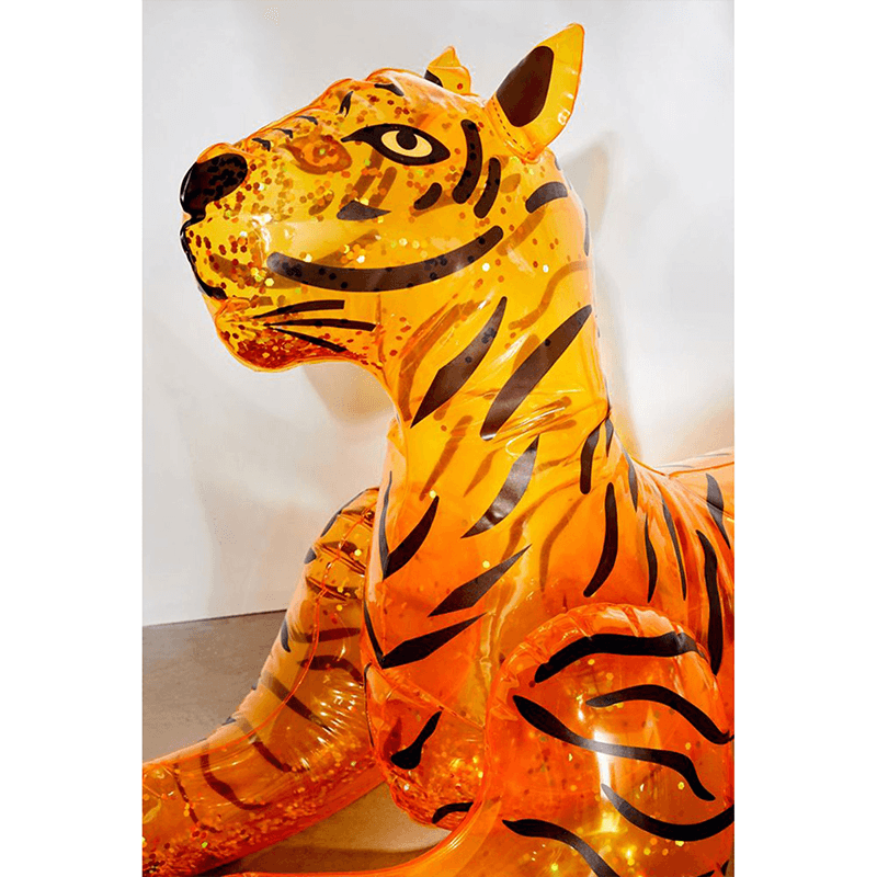Giant Glitter Tiger Pool Float — photo 4