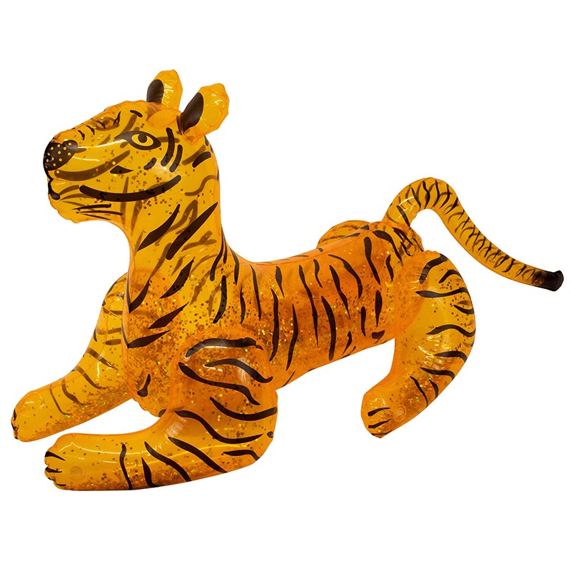 Giant Glitter Tiger Pool Float