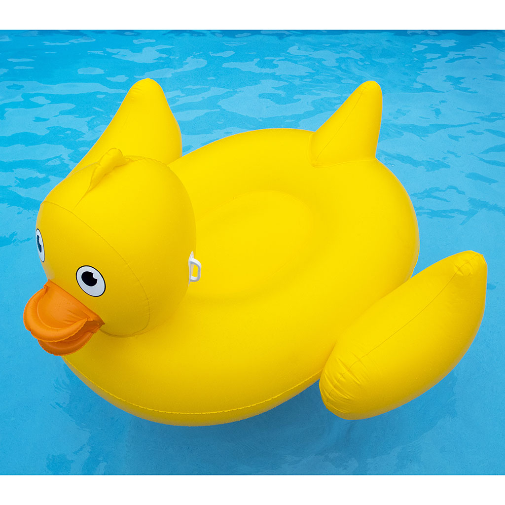Giant Lucky Ducky Ride-On Pool Float — photo 3