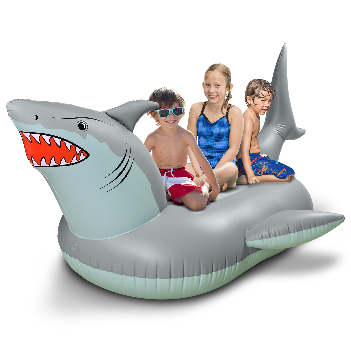 Giant Shark Pool Raft — 500 lb Capacity