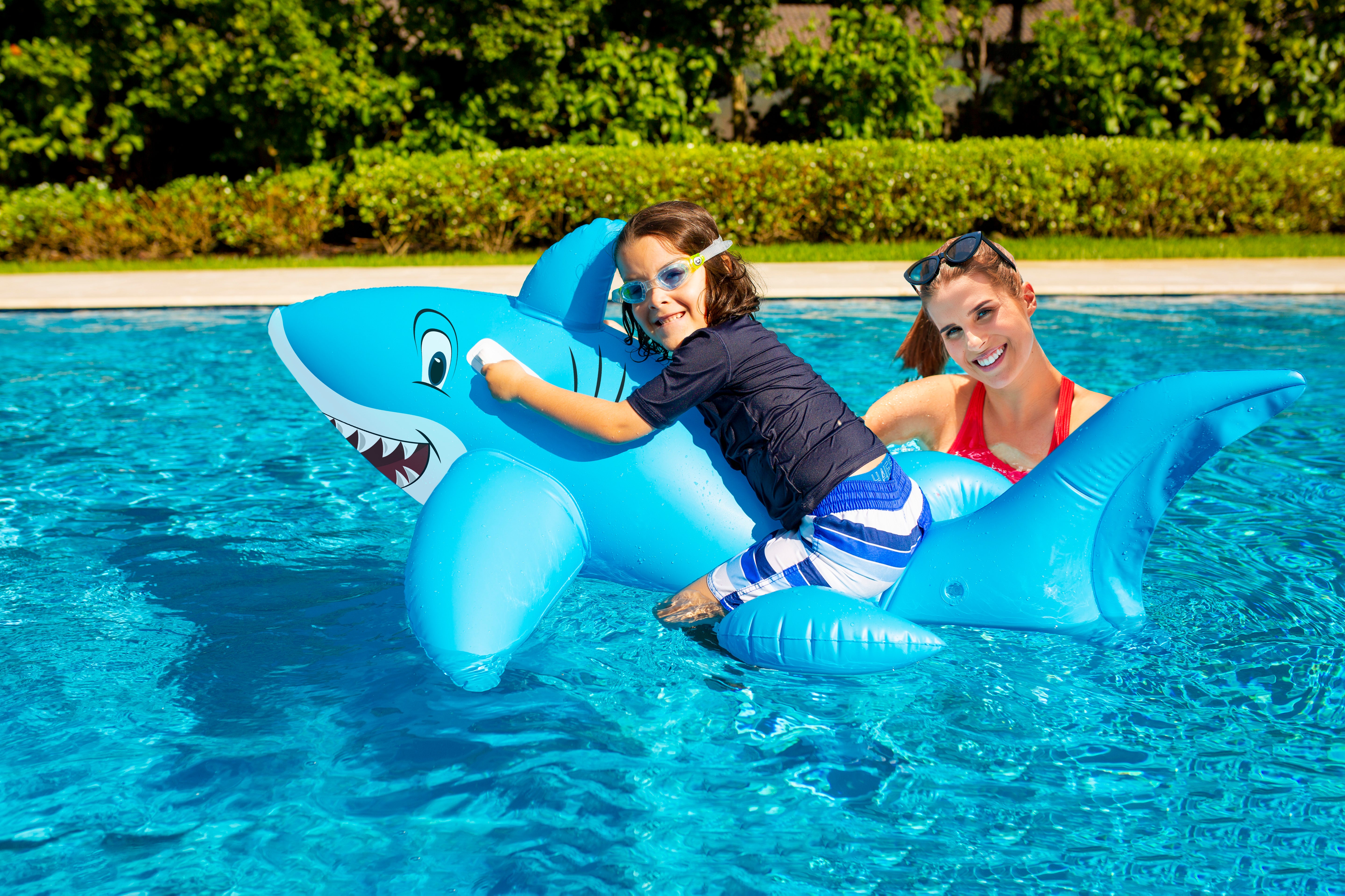 Giant Shark Ride-On Float — 6 ft — photo 2