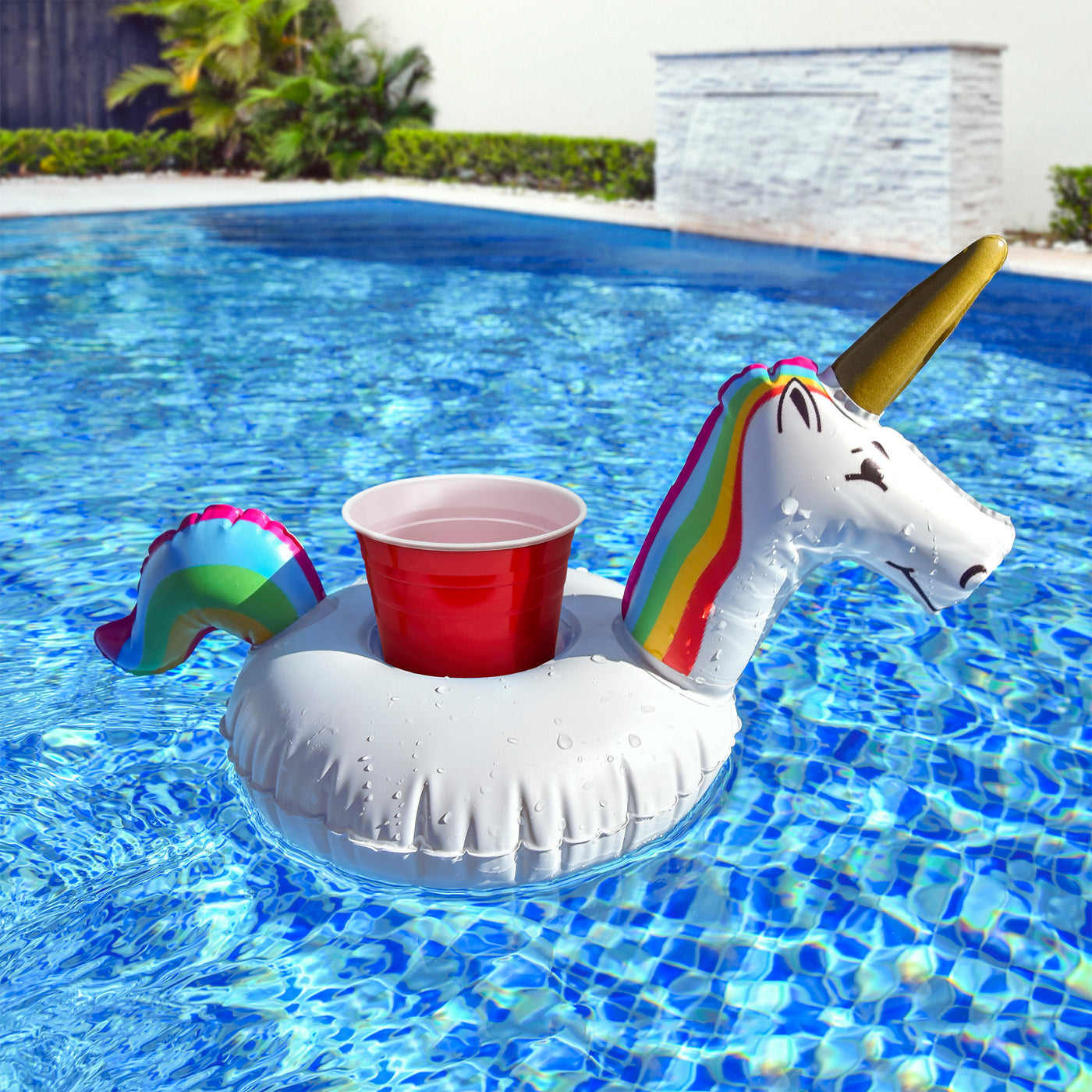 Giant Unicorn Pool Float — 8 ft, Fits 2 — photo 3