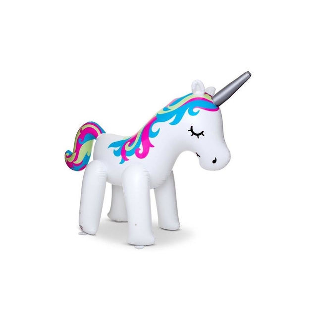 Ginormous Neon Unicorn Inflatable Lawn Sprinkler — photo 3