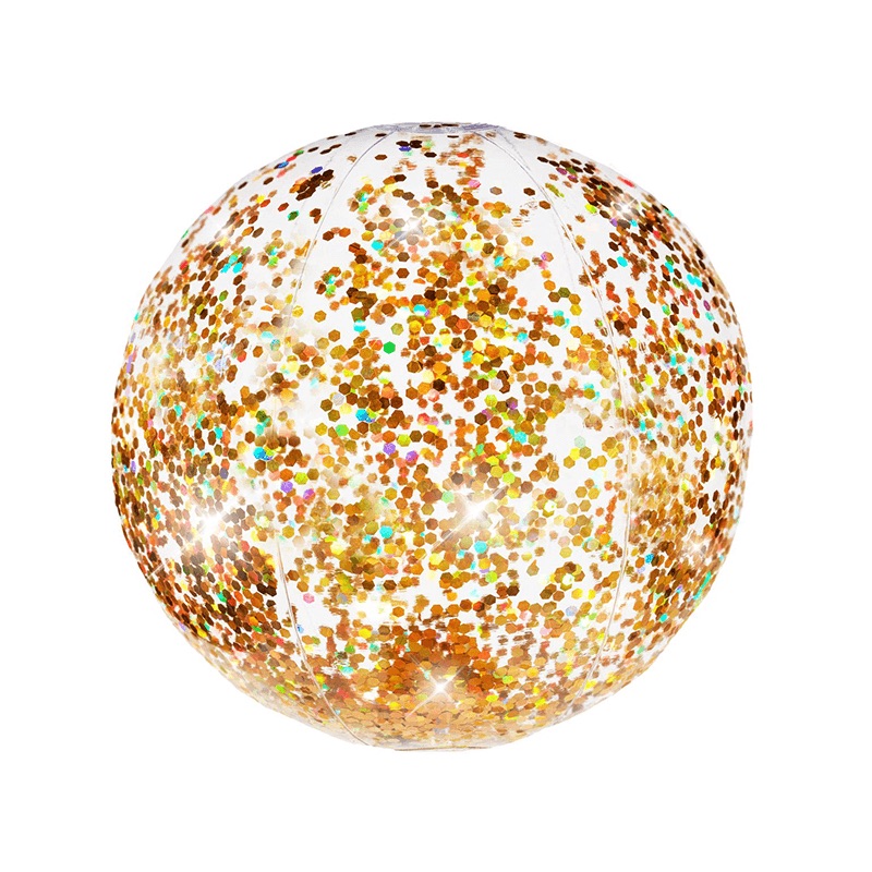 Gold Pool Candy Glitter Jumbo Beach Ball