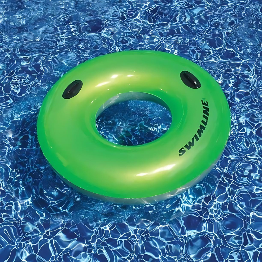 Green Water Park Style Ring Tube - 48 inches — photo 2