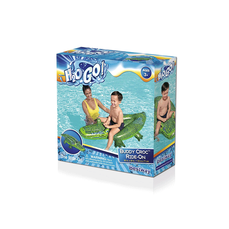 H2OGO! Buddy Croc Kids Ride-On Pool Float — photo 8