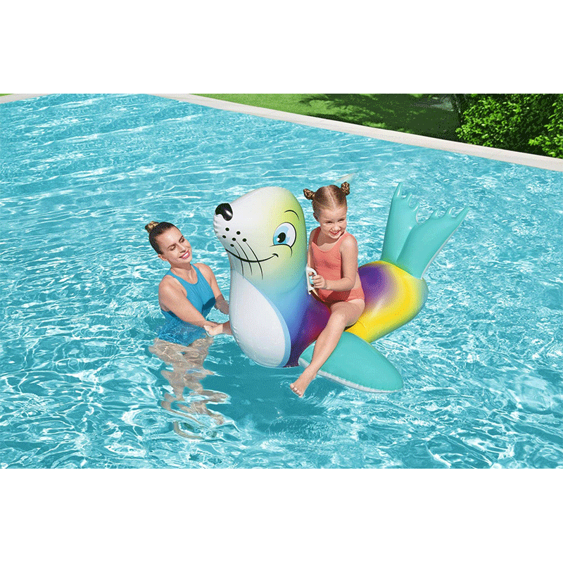 H2OGO! Flash N' Splash Seal Kids Ride-On Pool Float — photo 7