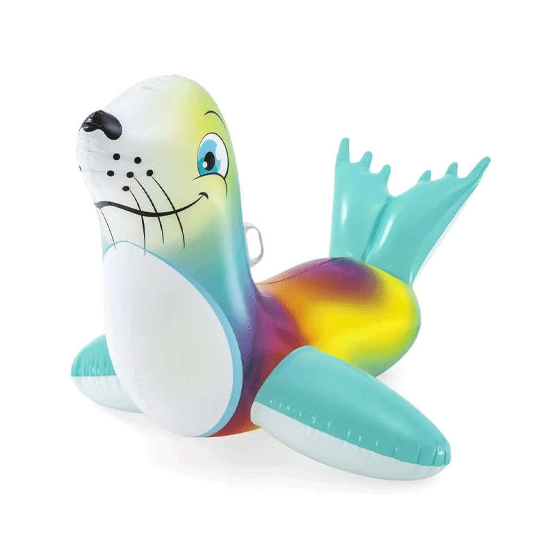 H2OGO! Flash N' Splash Seal Kids Ride-On Pool Float