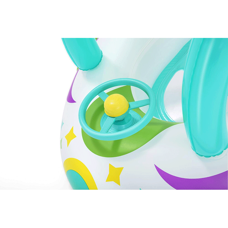 H2OGO! Space Splash Inflatable Baby Boat With Sunshade — photo 4