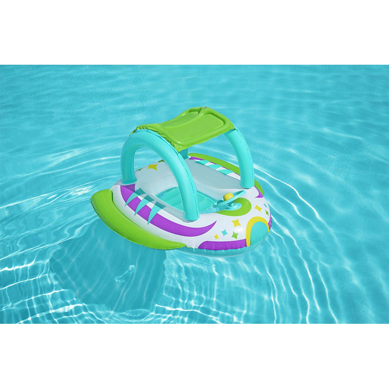 H2OGO! Space Splash Inflatable Baby Boat With Sunshade — photo 6