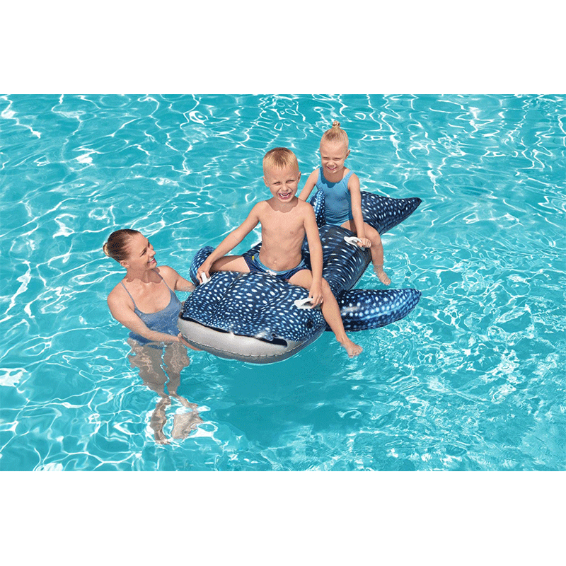 H2OGO! Whaletastic Wonders 2-Person Kids Ride-On Pool Float — photo 6