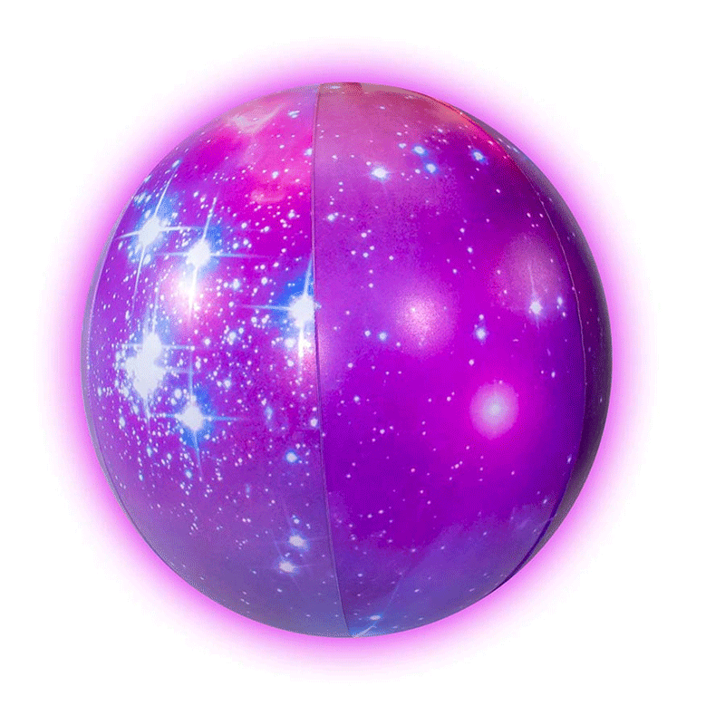 Illuminated Galaxy Beach Ball — photo 3