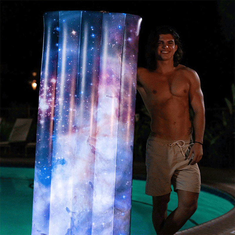 Illuminated Galaxy Pool Raft — photo 3