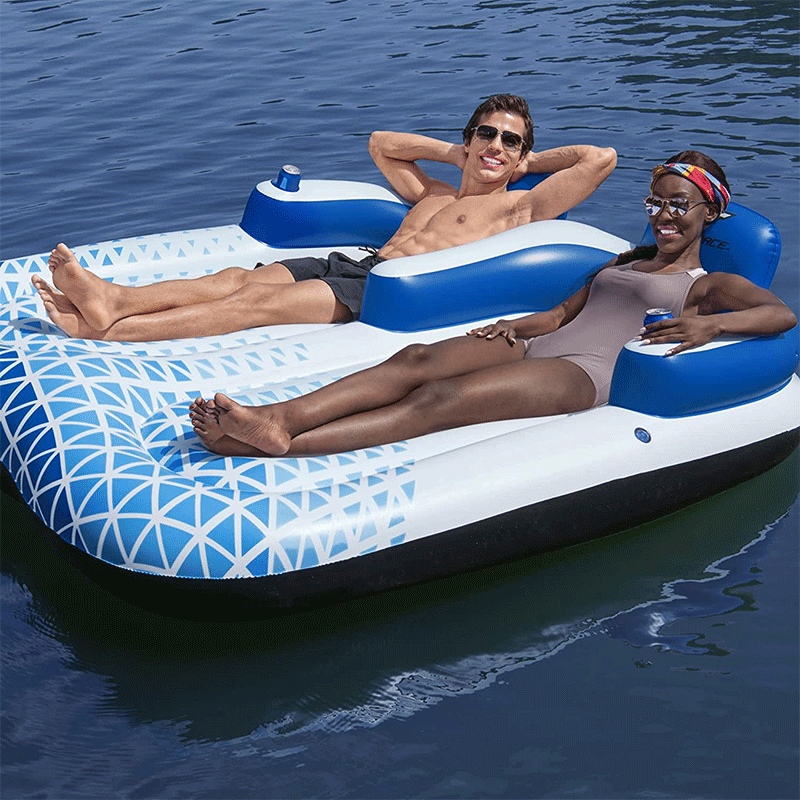 Indigo Wave Double 2-Person Lounger — photo 2