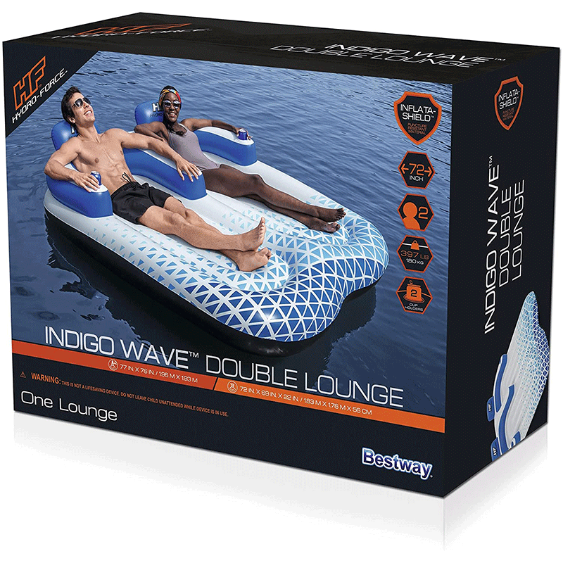 Indigo Wave Double 2-Person Lounger — photo 5