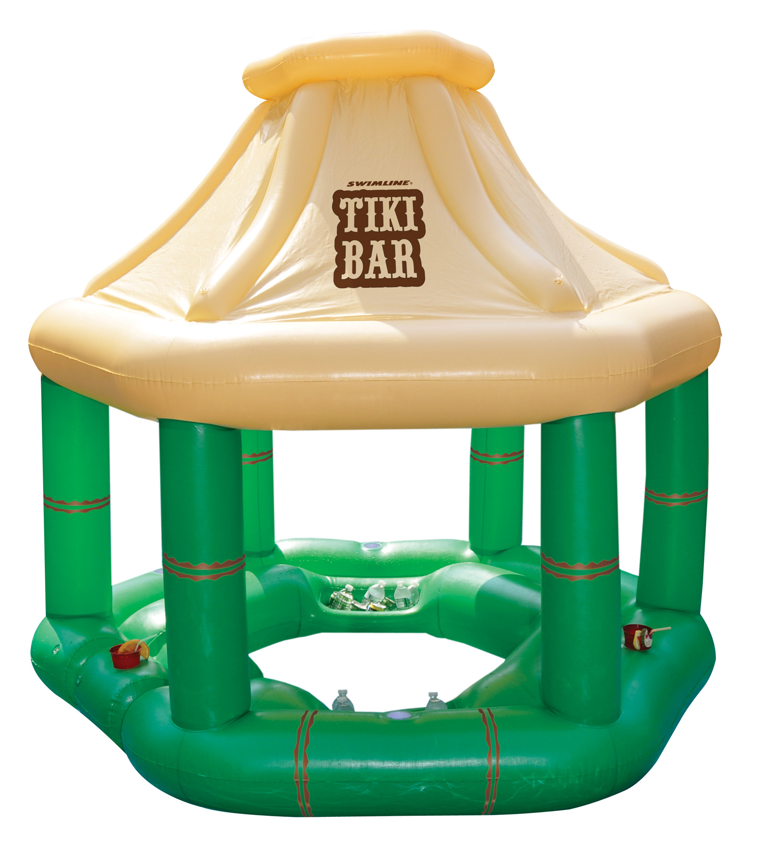 Inflatable Floating Tiki Swim Up Bar