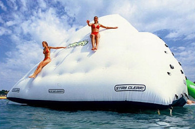 Inflatable Iceberg Climbing Wall & Slide — 7 ft — photo 2