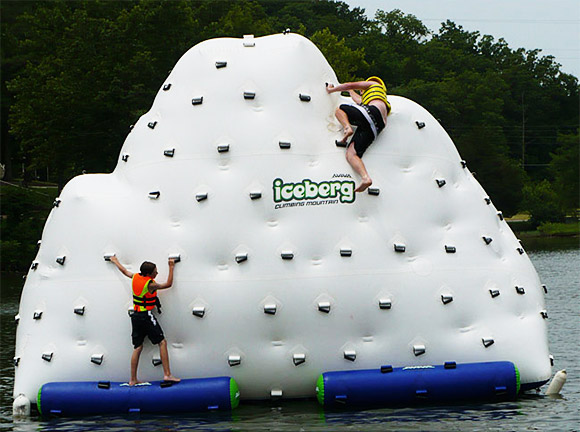 Inflatable Iceberg Climbing Wall & Slide — 7 ft — photo 3