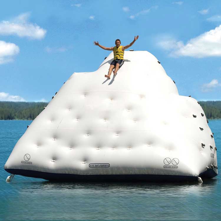 Inflatable Iceberg Climbing Wall & Slide — 7 ft