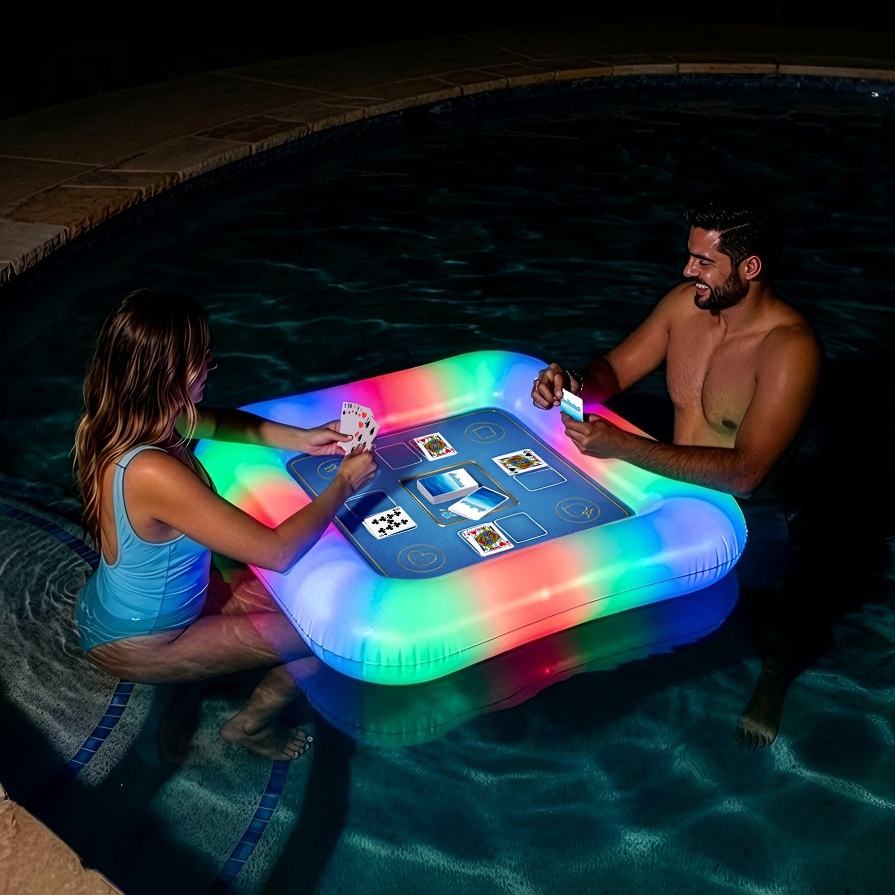 LED Floating Pool Game Table