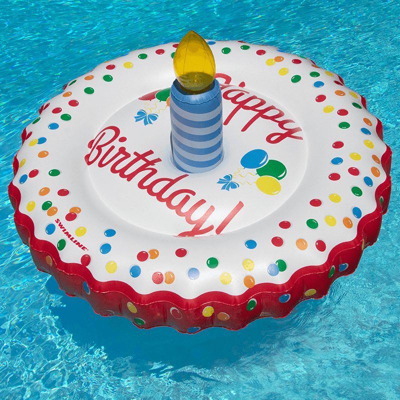 LED Light Up Birthday Cake Inflatable Pool Float — photo 3