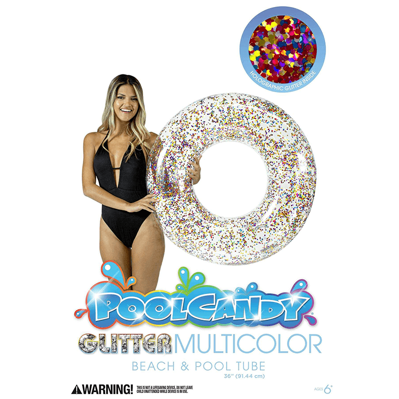 Multi-Colour Pool Candy 36 Inch Glitter Pool Tube — photo 3