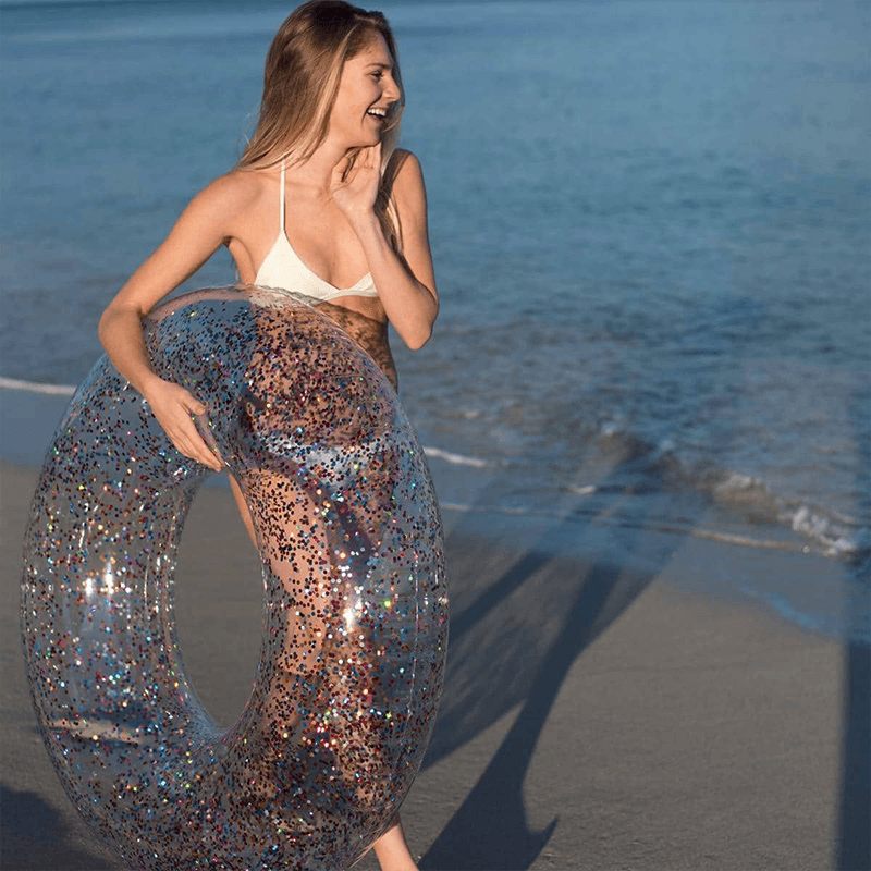 Multi-Colour Pool Candy 48 Inch Glitter Pool Tube — photo 6