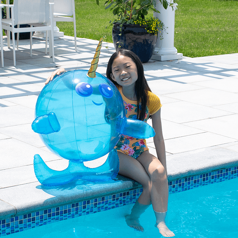 Narwhal Inflatable Pool and Beach Ball — photo 3