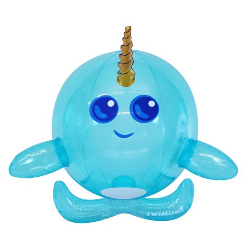 Narwhal Inflatable Pool and Beach Ball