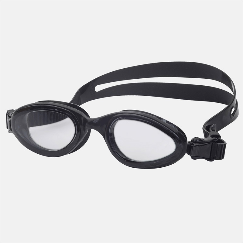 Adult Omega Clear / Black Swim Goggles