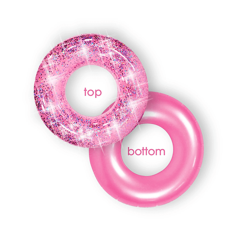 Pink Pool Candy 36 Inch Glitter Pool Tube — photo 2