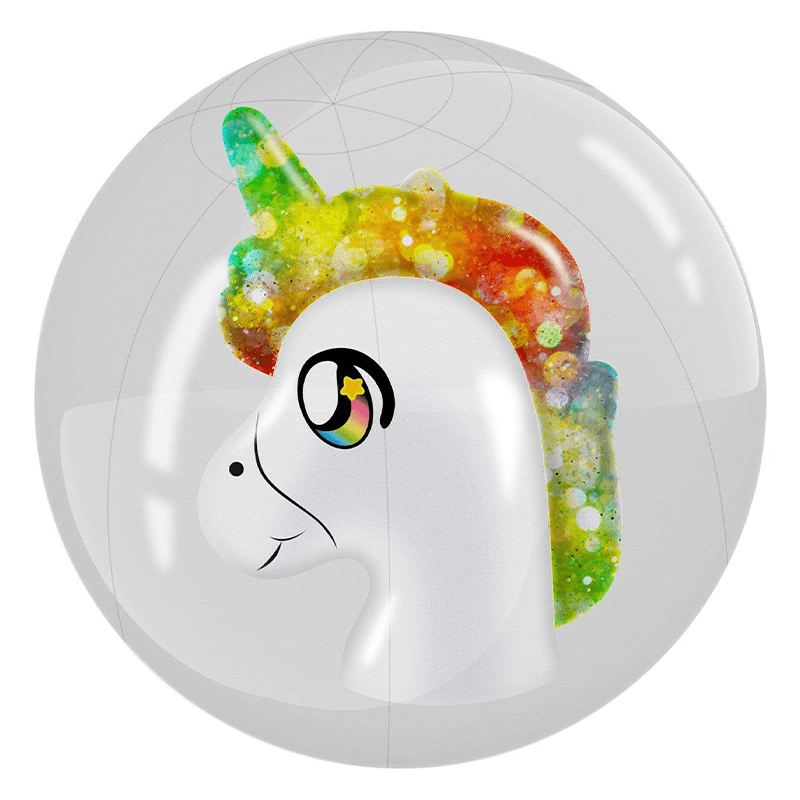 Pool Candy 3D Unicorn Beach Ball — photo 2