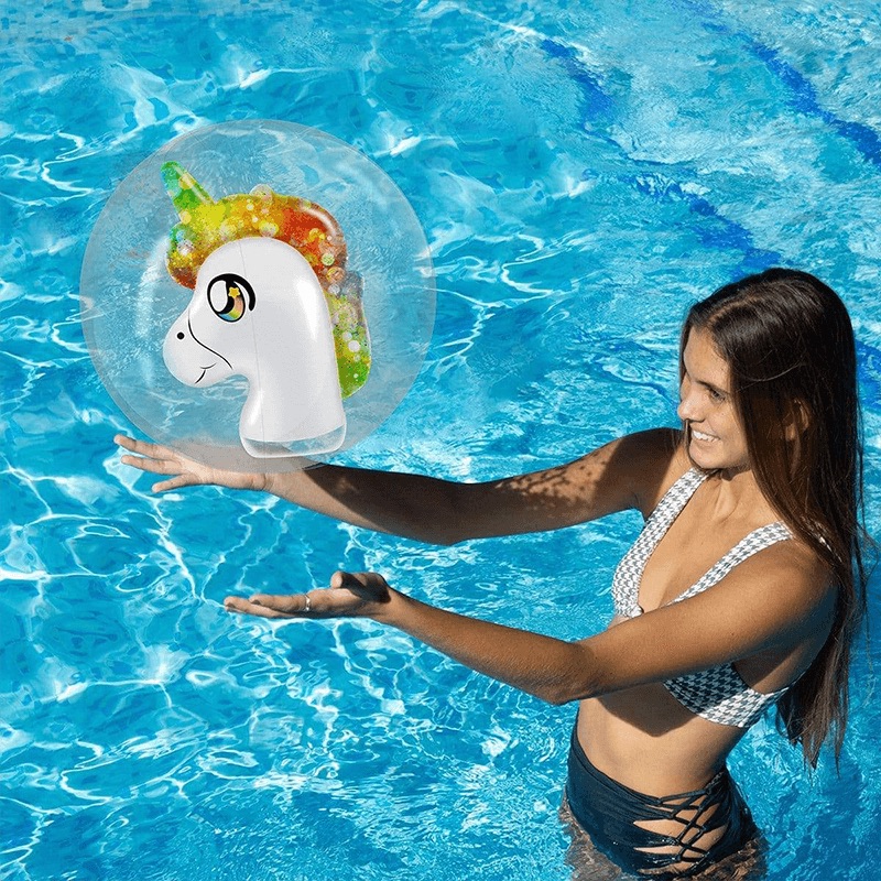 Pool Candy 3D Unicorn Beach Ball